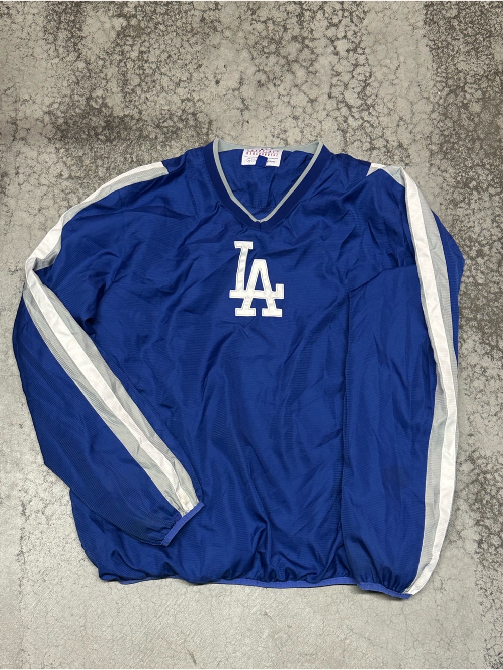 Los Angeles Dodgers Pullover Windbreaker Jacket G-III Sports by Carl Banks XL